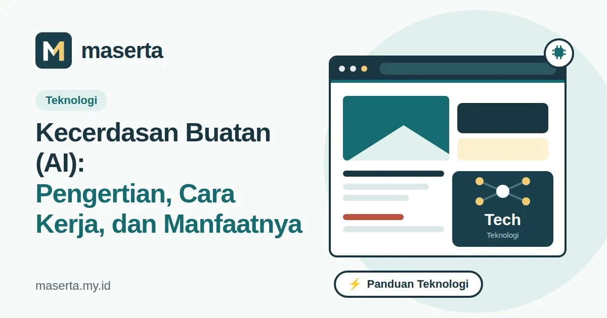 Kecerdasan Buatan (AI): Pengertian, Sejarah, Cara Kerja, Manfaat, dan Masa Depannya