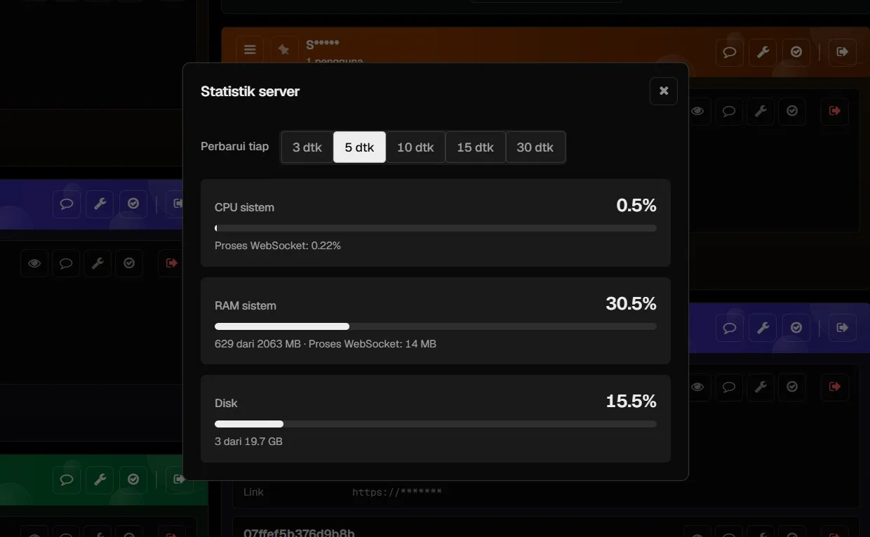 Statistik server